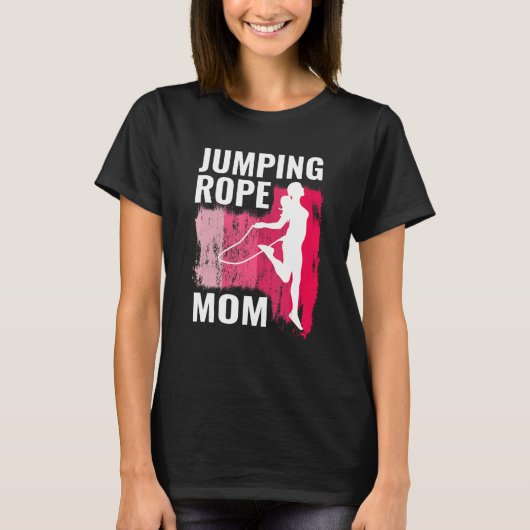 Springseil-Mutter Seilspringer für Frauen Springse T-Shirt (Vorderseite)