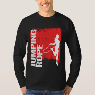 Springseil und Seilspringen für Frauen und springe T-Shirt