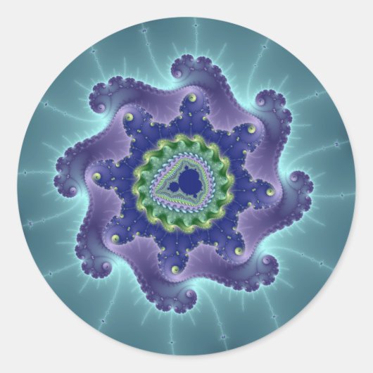 Springshine Glory Runder Aufkleber (Vorderseite)