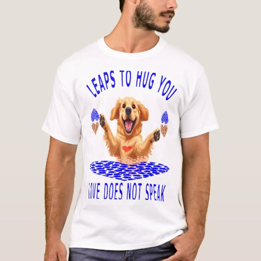 Springt dich zu umarmen T-Shirt (Vorderseite)