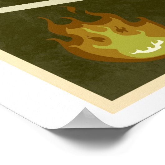 Springt ihnen Fässer Poster (Ecke)