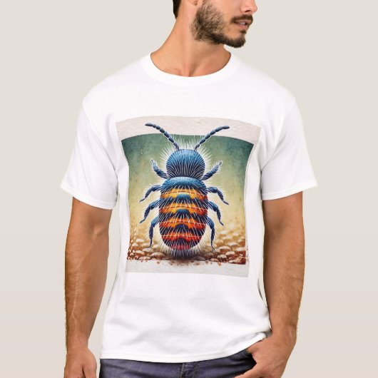Springtail Insect 200724IREF202 - Watercolor T-Shirt (Vorderseite)