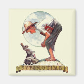 Springtime, 1935 Junge mit Hase Magnet (Vorne)