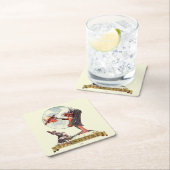 Springtime, 1935 Junge mit Hase Rechteckiger Pappuntersetzer (Vor Ort)