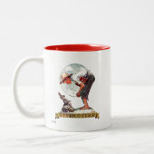 Springtime, 1935 Junge mit Hase Zweifarbige Tasse (Links)
