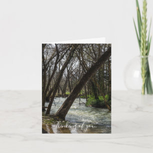 Springtime am Finley River denken Sie an Ihre Kart Karte