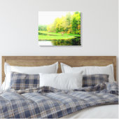 Springtime an der Otis-Bucht gepackte Leinwand (Insitu (Schlafzimmer))