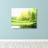 Springtime an der Otis-Bucht gepackte Leinwand (Insitu (Holzboden))