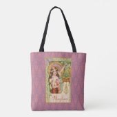 Springtime Art Nouveau Tasche (Rückseite)