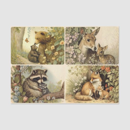 Springtime Babys Seidenpapier (Vorderseite)