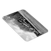 Springtime Bahn Motor B&W Souvenir Kühlschrank Magnet (Rechte Seite)