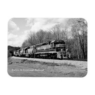 Springtime Bahn Motor B&W Souvenir Kühlschrank Magnet