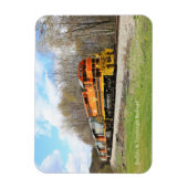 Springtime Bahn Motor Bezaubernde Aussicht Kühlsch Magnet (Vertikal)