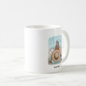 Springtime Bicycle Girl Kaffeetasse (VorderseiteRechts)