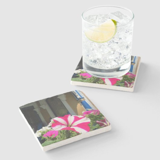 Springtime Blume Box - Martha's Vineyard Steinuntersetzer (Seitenansicht)