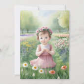 Springtime-Blume Dankeskarte (Vorderseite)