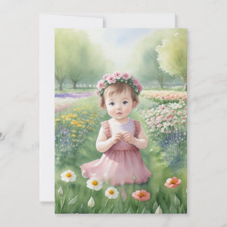 Springtime-Blume Dankeskarte