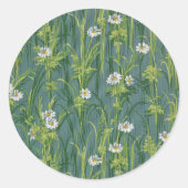 Springtime-Blume Runder Aufkleber (Vorderseite)