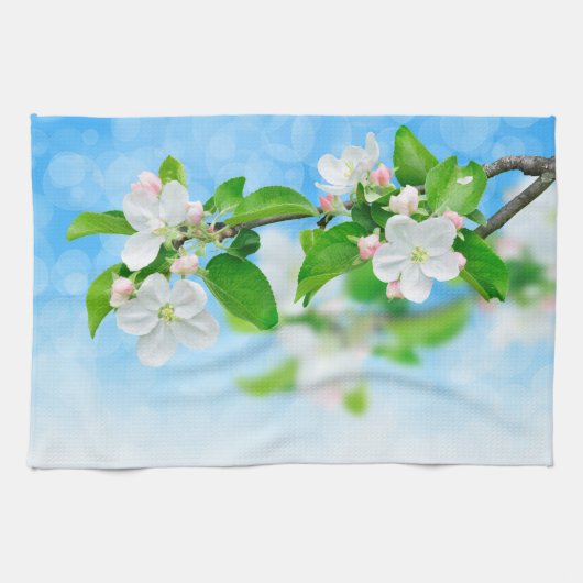 Springtime (Blume von Apfeln) Geschirrtuch (Horizontal)