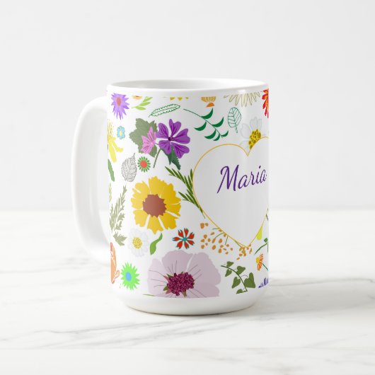 Springtime Blumenharmonie Kaffeetasse (Vorderseite Links)
