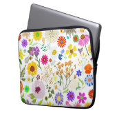 Springtime Blumenharmonie Laptopschutzhülle (Vorderseite Links)