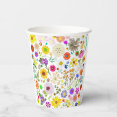 Springtime Blumenharmonie Pappbecher (Rückseite)