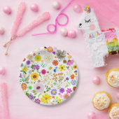 Springtime Blumenharmonie Pappteller (Party)