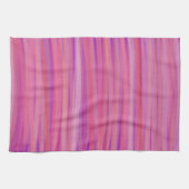 Springtime Blush Abstract Stripes Geschirrtuch (Horizontal)