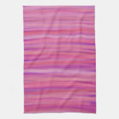 Springtime Blush Abstract Stripes Geschirrtuch (Vertikal)