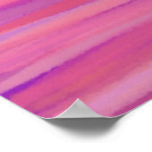 Springtime Blush Abstrakt Art Poster drucken (Ecke)
