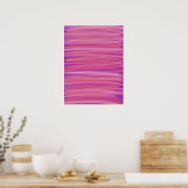 Springtime Blush Abstrakt Art Poster drucken (Küche)