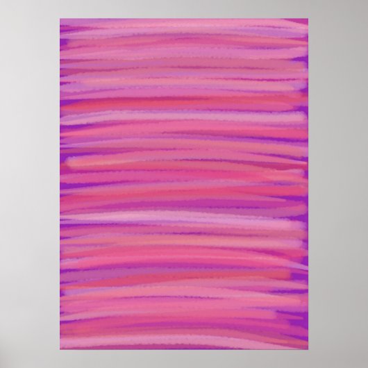 Springtime Blush Abstrakt Art Poster drucken (Vorne)