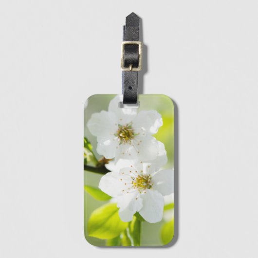Springtime-Blüte Gepäckanhänger (Vorderseite Vertikal)