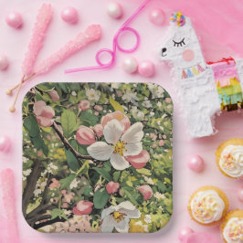 Springtime-Blüten - PapierTeller