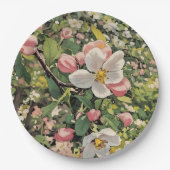 Springtime-Blüten - PapierTeller (Vorderseite)