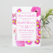 Springtime-Brautparty Einladung (Stehend Vorderseite)