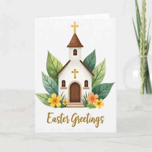 Springtime Building Card Karte (Vorderseite)