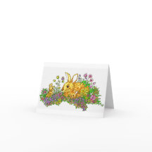 Springtime Bunnies in einem Bereich der Blume