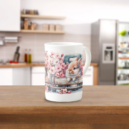 "Springtime Bunnies" Knochen-China Spezielle Tasse