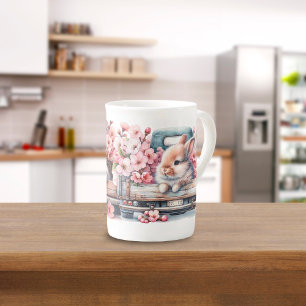 "Springtime Bunnies" Knochen-China Spezielle Tasse