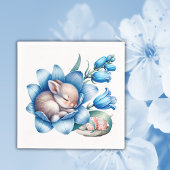 "Springtime Bunnies Paper Napkin" Serviette