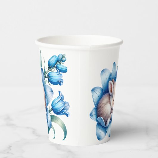 Springtime Bunnies Papiertasse Pappbecher (Rechts)