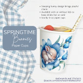 Springtime Bunnies Papiertasse Pappbecher