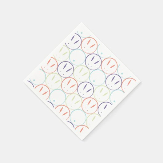 Springtime Bunnies Serviette (Ecke)