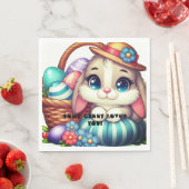 Springtime Bunny Bliss Serviette (Beispiel)