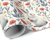 Springtime Bunny Geschenkpapier (Rolleneckpunkt)