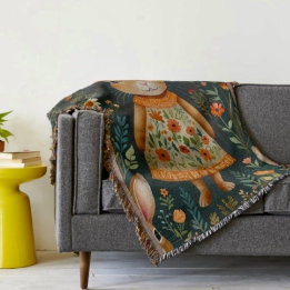 Springtime Bunny Magic  Decke