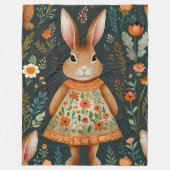 Springtime Bunny Magic Fleece Blanket (Vorderseite)