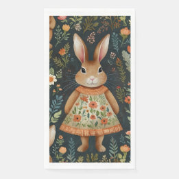 Springtime Bunny Magic Gästetücher Serviette