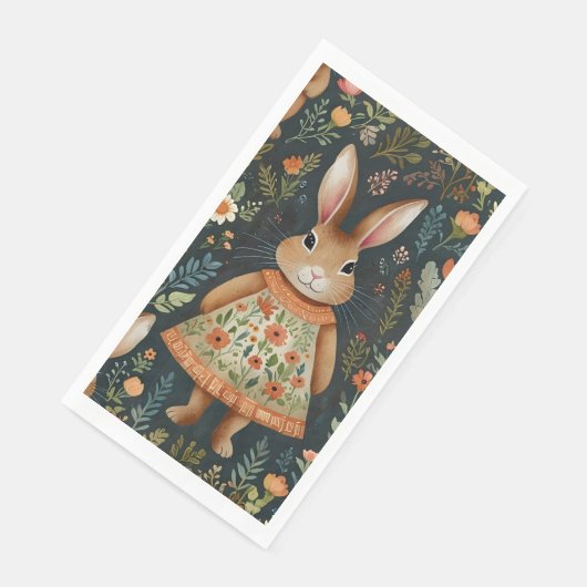 Springtime Bunny Magic Gästetücher Serviette (Ecke)